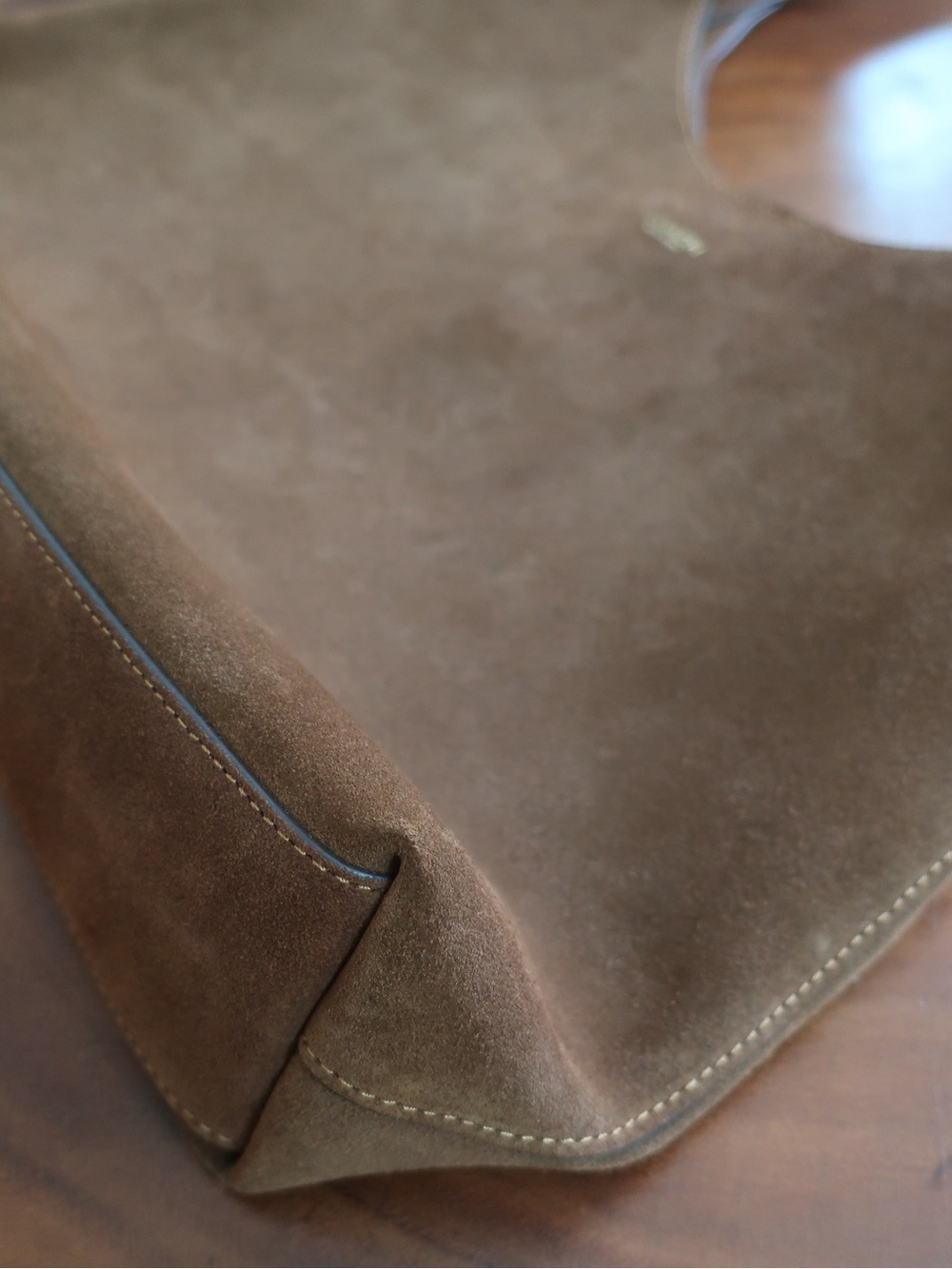 COACH Brown Suede Shoulder Hobo Bag - Picture 5 of 16